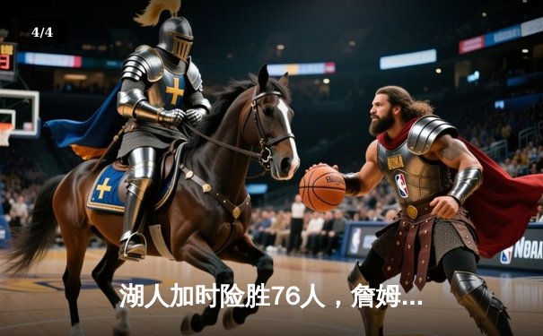 湖人加时险胜76人，詹姆斯30分16板10助再创里程碑 - 4